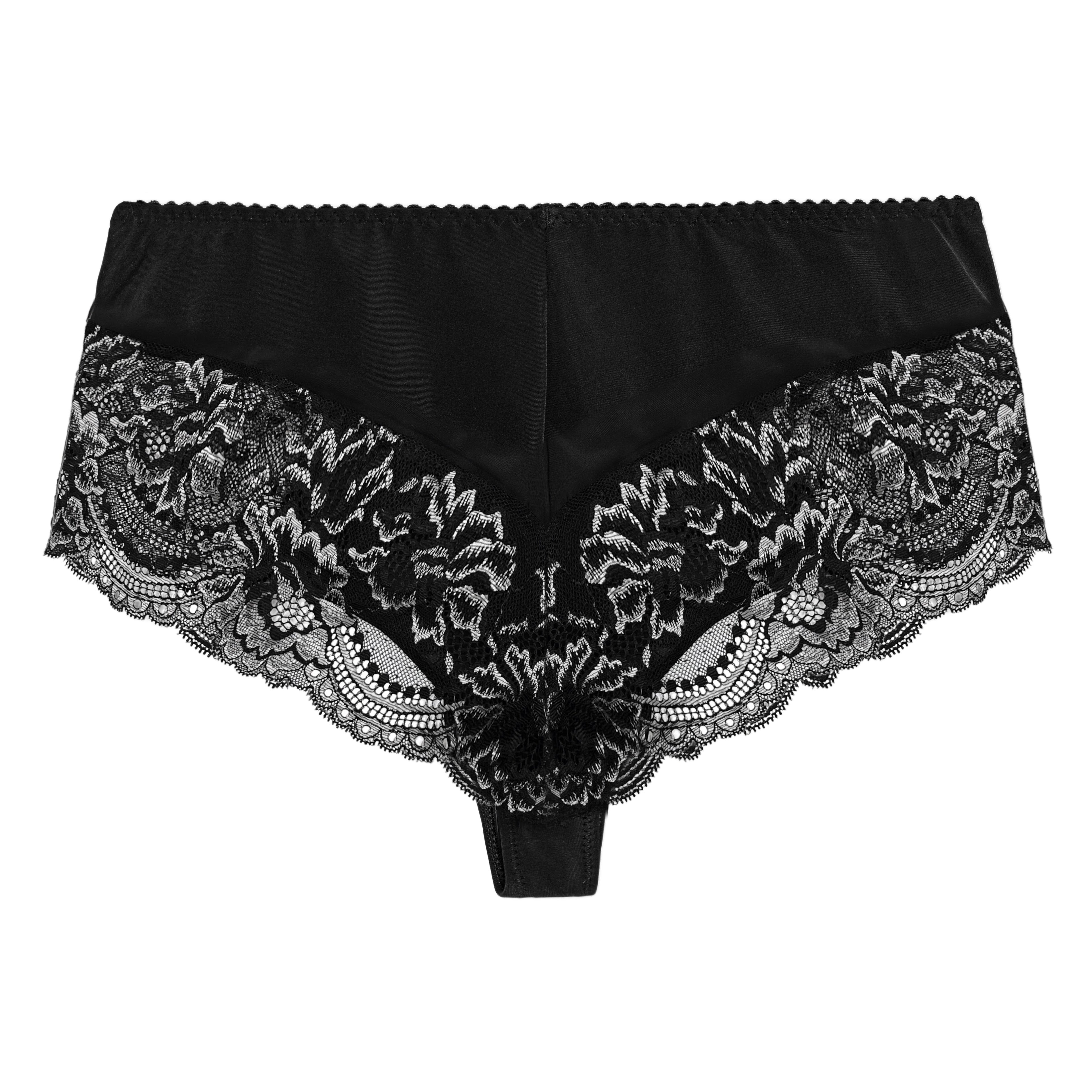 Silver Night String Luxueux Noir/Argent