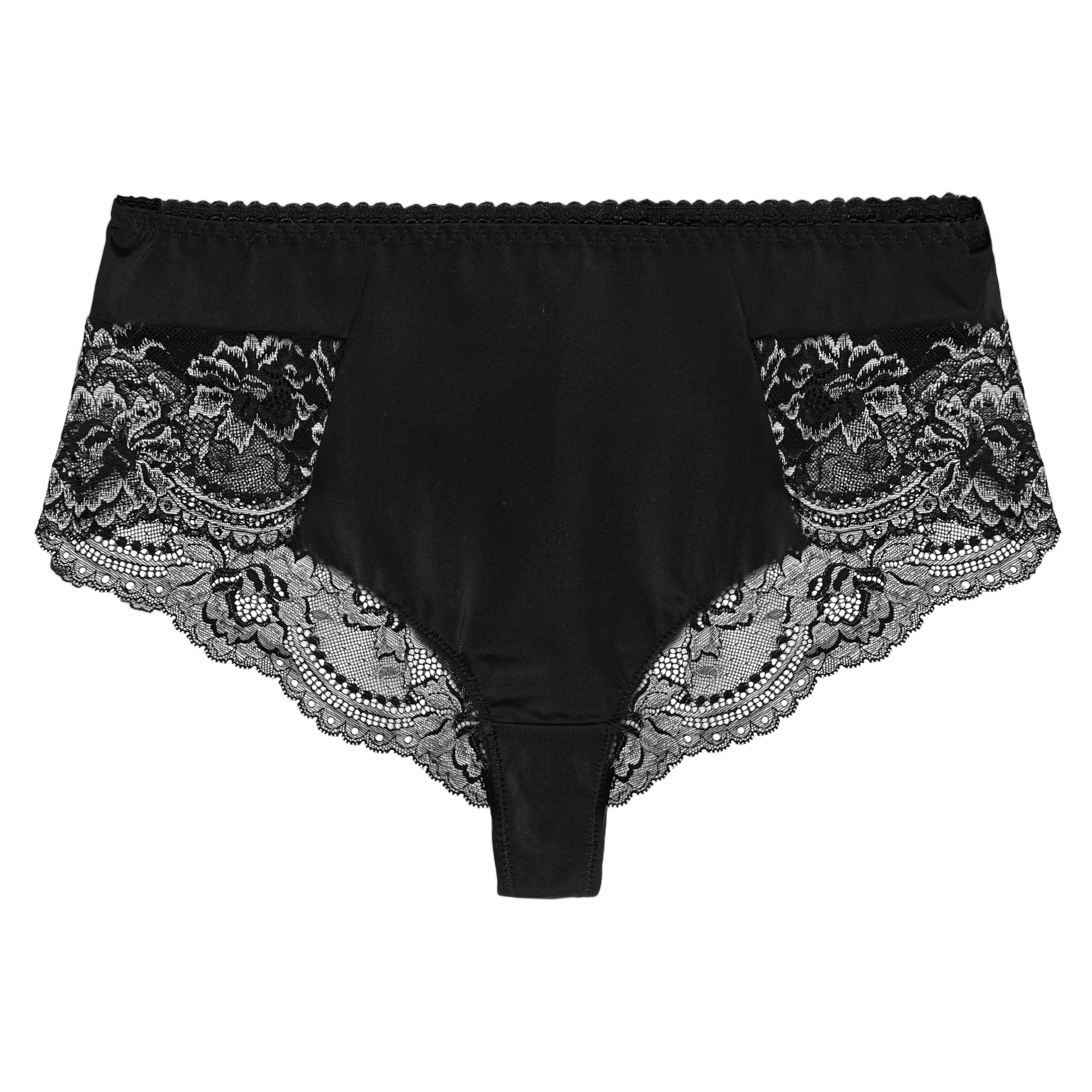 Silver Night String Luxueux Noir/Argent