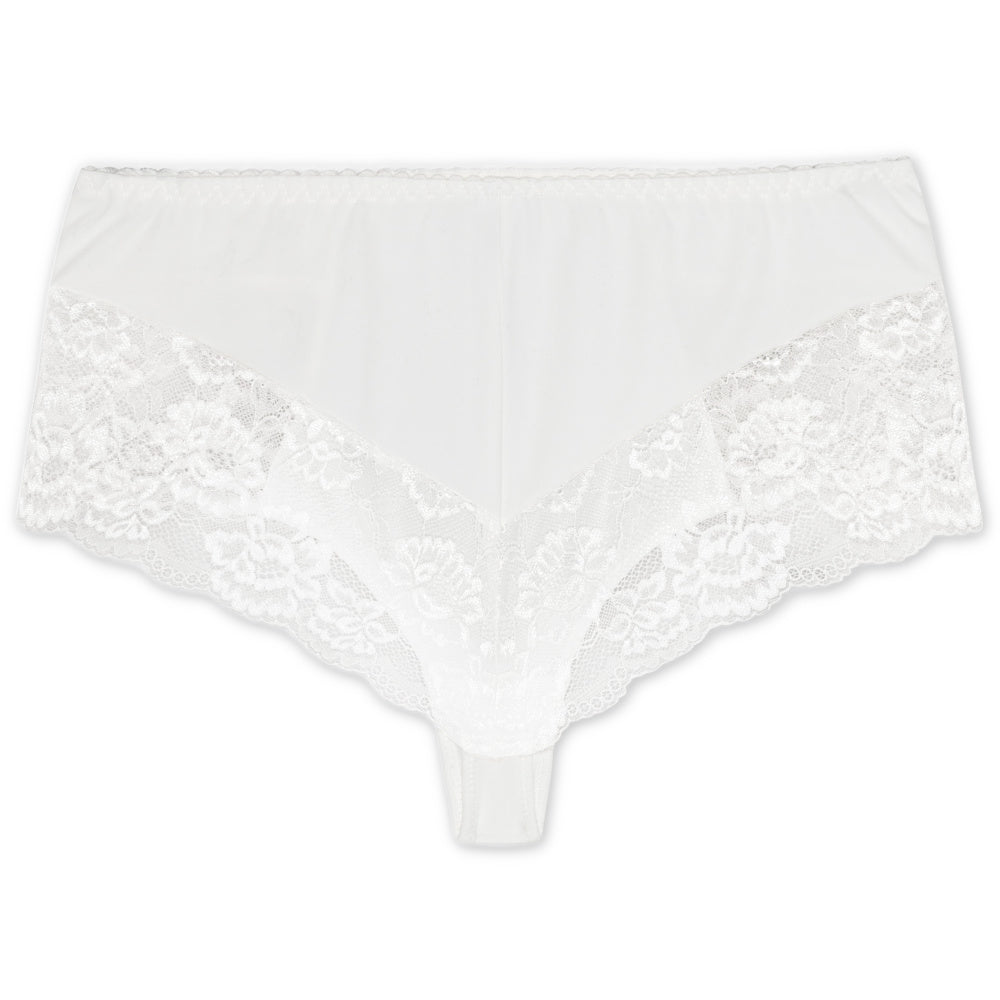 Floral Luxury Thong Offwhite