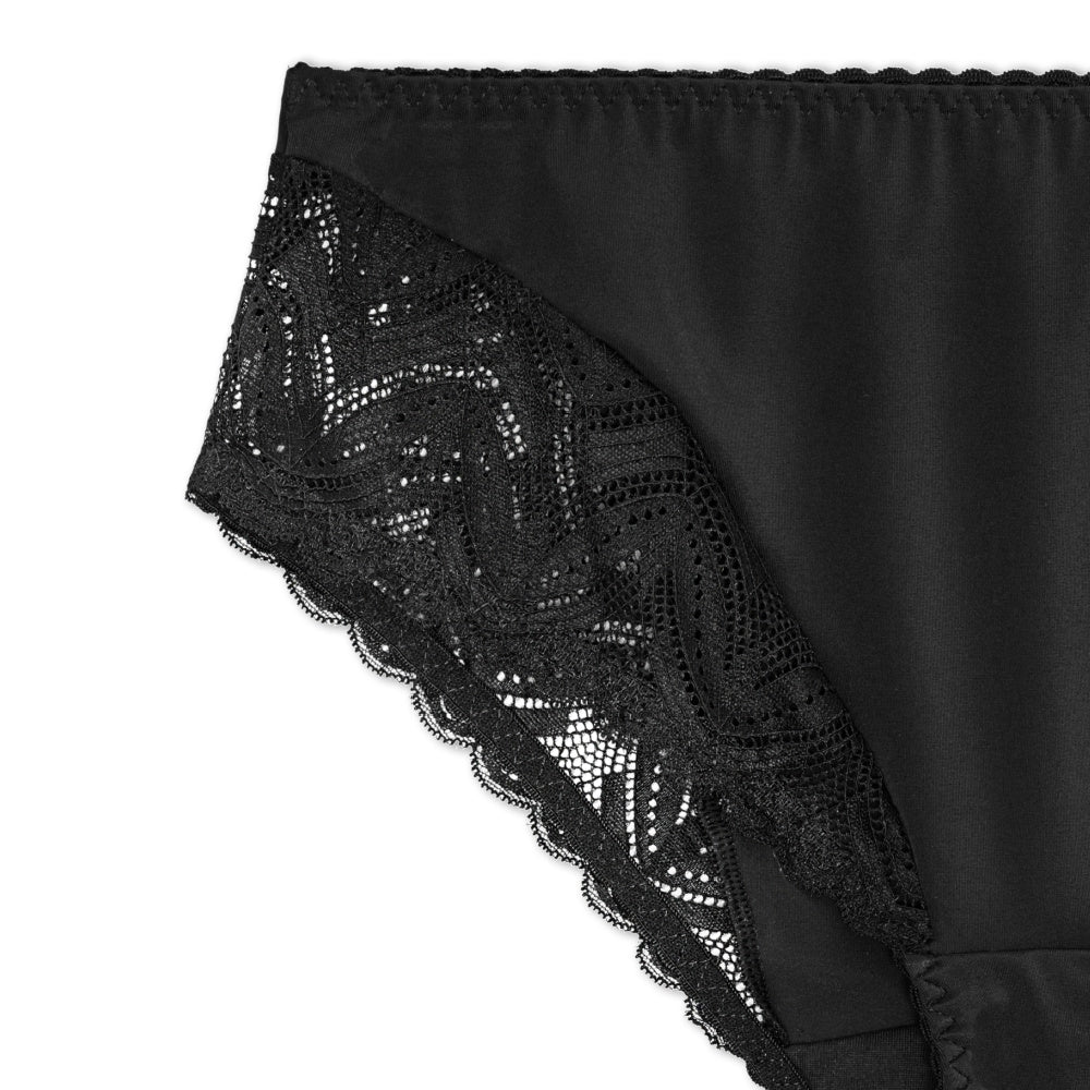 Geometric Full Brief Black