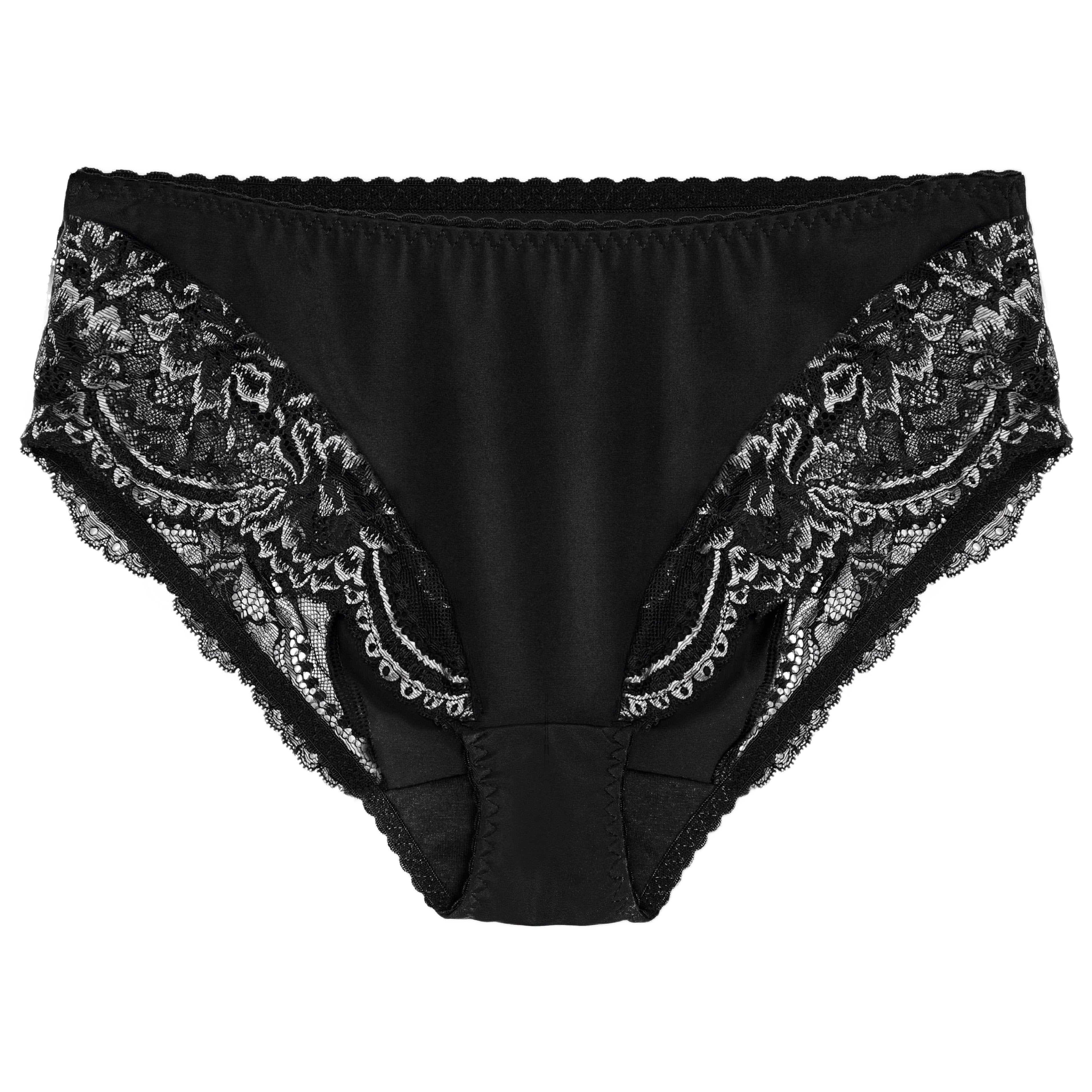 Silver Night Culotte Maxi Noir/Argent